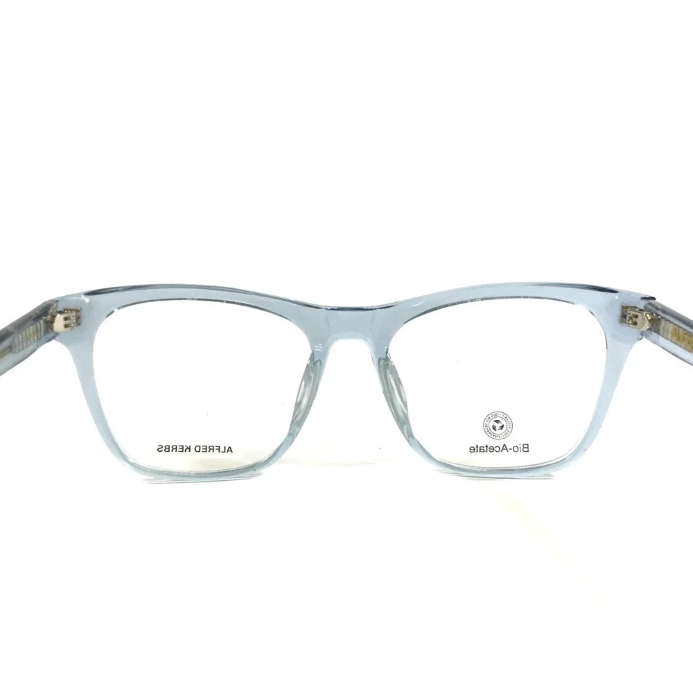 Alfred Kerbs Eyeglasses Frames TROPEA BL Clear Transparent Blue Gold 52-18-135